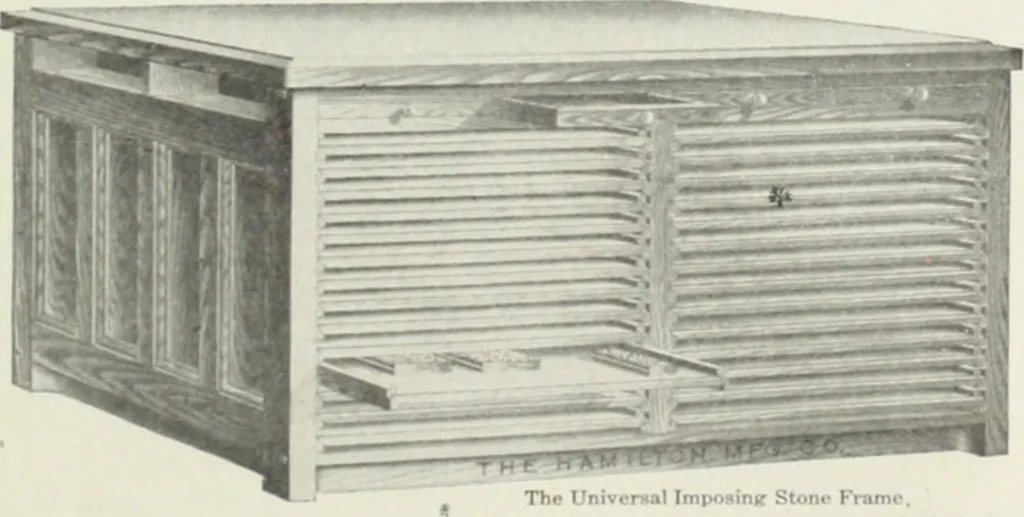 An illustration from American specimen book of type styles : complete catalogue of printing machinery and printing supplies, 1912, 1912, leaf 1286
