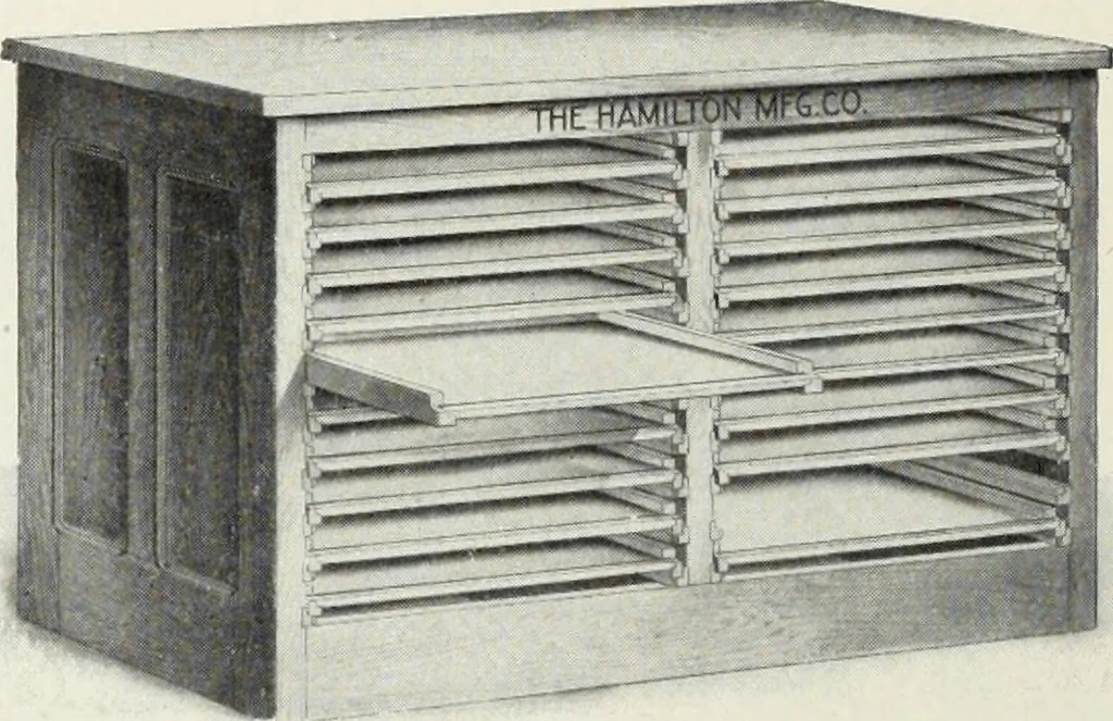 An illustration from American specimen book of type styles : complete catalogue of printing machinery and printing supplies, 1912, 1912, leaf 1291