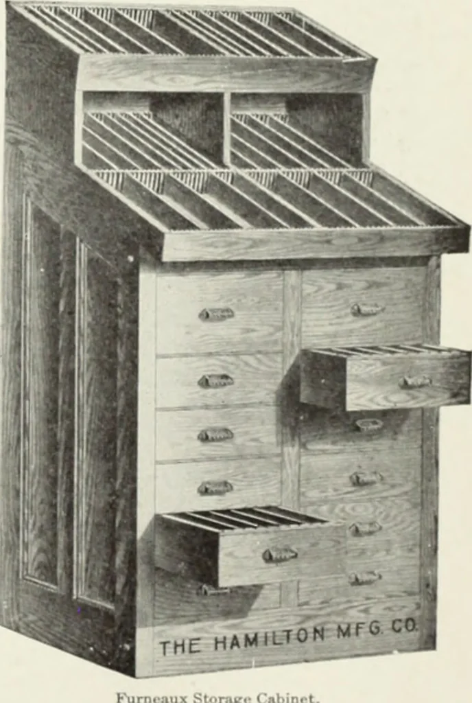 An illustration from American specimen book of type styles : complete catalogue of printing machinery and printing supplies, 1912, 1912, leaf 1296