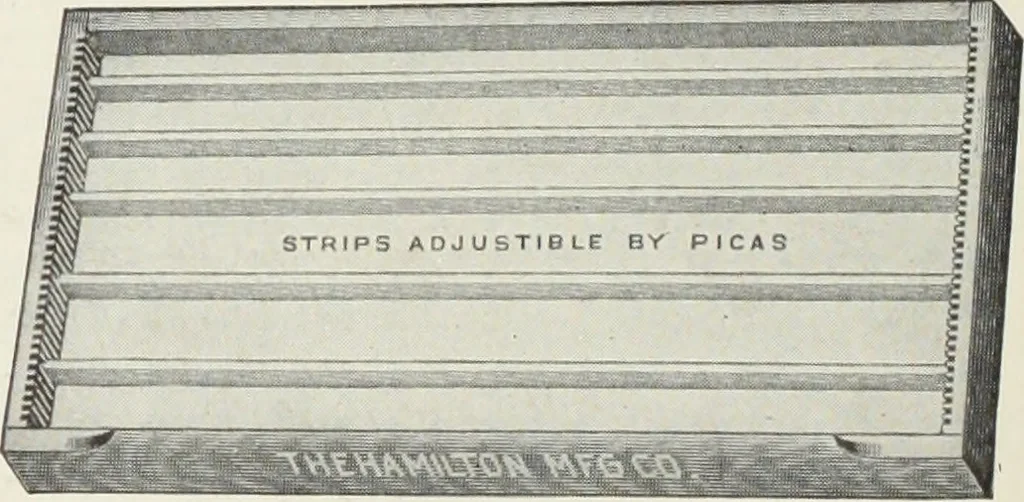 An illustration from American specimen book of type styles : complete catalogue of printing machinery and printing supplies, 1912, 1912, leaf 1305