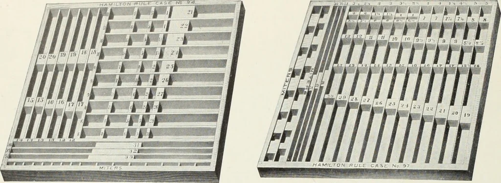 An illustration from American specimen book of type styles : complete catalogue of printing machinery and printing supplies, 1912, 1912, leaf 1309