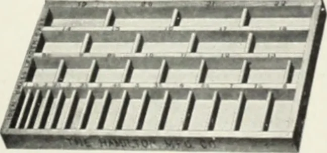 An illustration from American specimen book of type styles : complete catalogue of printing machinery and printing supplies, 1912, 1912, leaf 1310