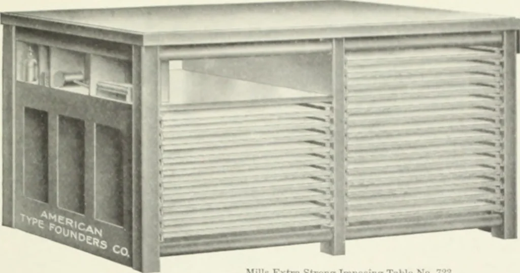An illustration from American specimen book of type styles : complete catalogue of printing machinery and printing supplies, 1912, 1912, leaf 1324