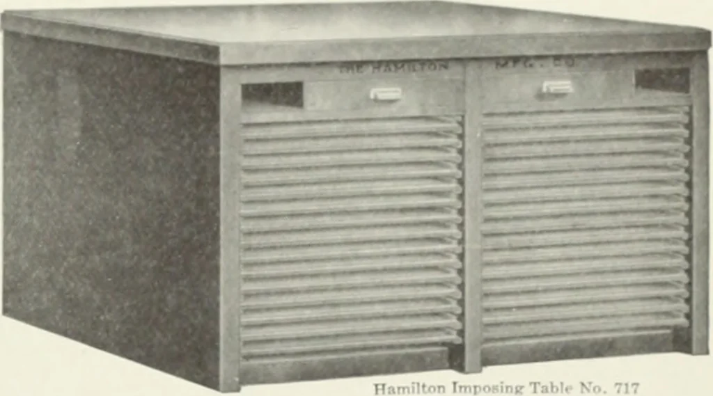 An illustration from American specimen book of type styles : complete catalogue of printing machinery and printing supplies, 1912, 1912, leaf 1324