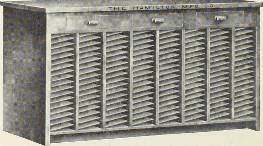 An illustration from American specimen book of type styles : complete catalogue of printing machinery and printing supplies, 1912, 1912, leaf 1325