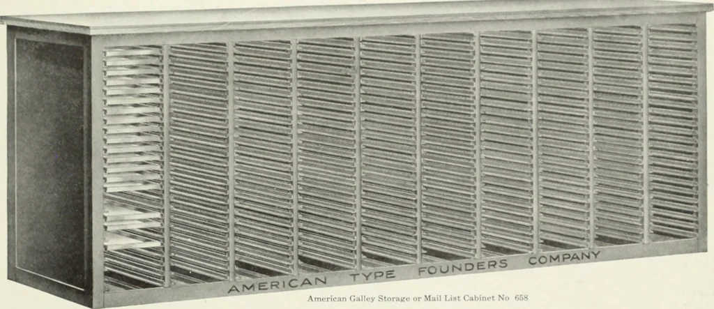 An illustration from American specimen book of type styles : complete catalogue of printing machinery and printing supplies, 1912, 1912, leaf 1326
