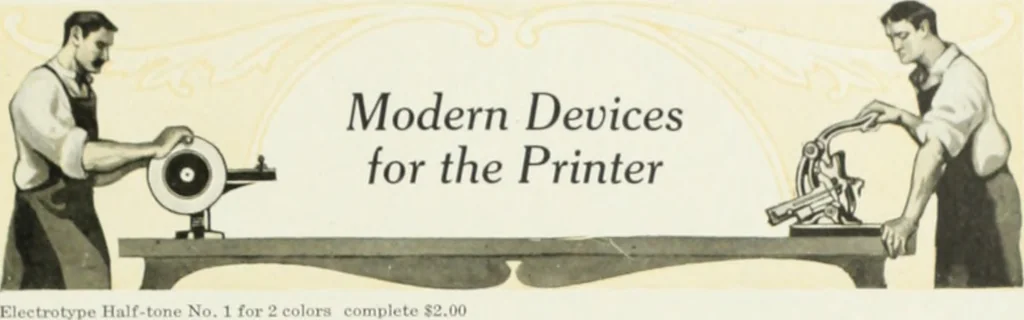 An illustration from American specimen book of type styles : complete catalogue of printing machinery and printing supplies, 1912, 1912, leaf 168