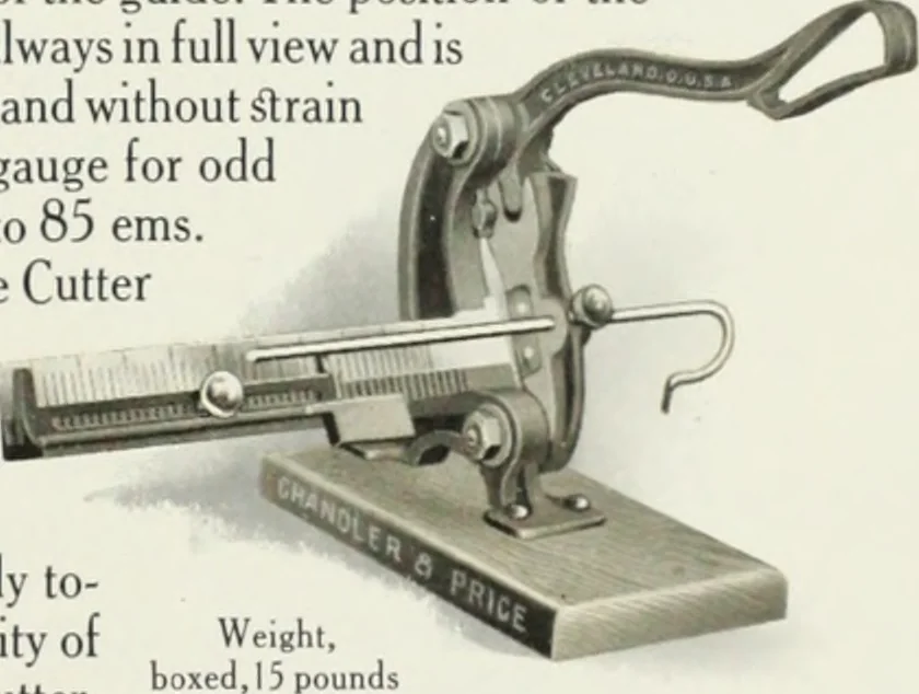 An illustration from American specimen book of type styles : complete catalogue of printing machinery and printing supplies, 1912, 1912, leaf 168