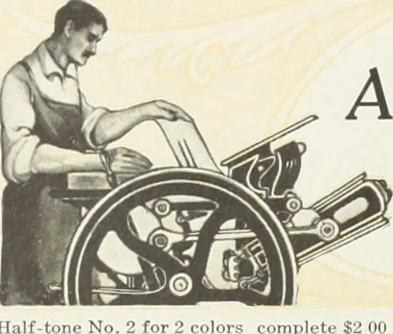 An illustration from American specimen book of type styles : complete catalogue of printing machinery and printing supplies, 1912, 1912, leaf 179
