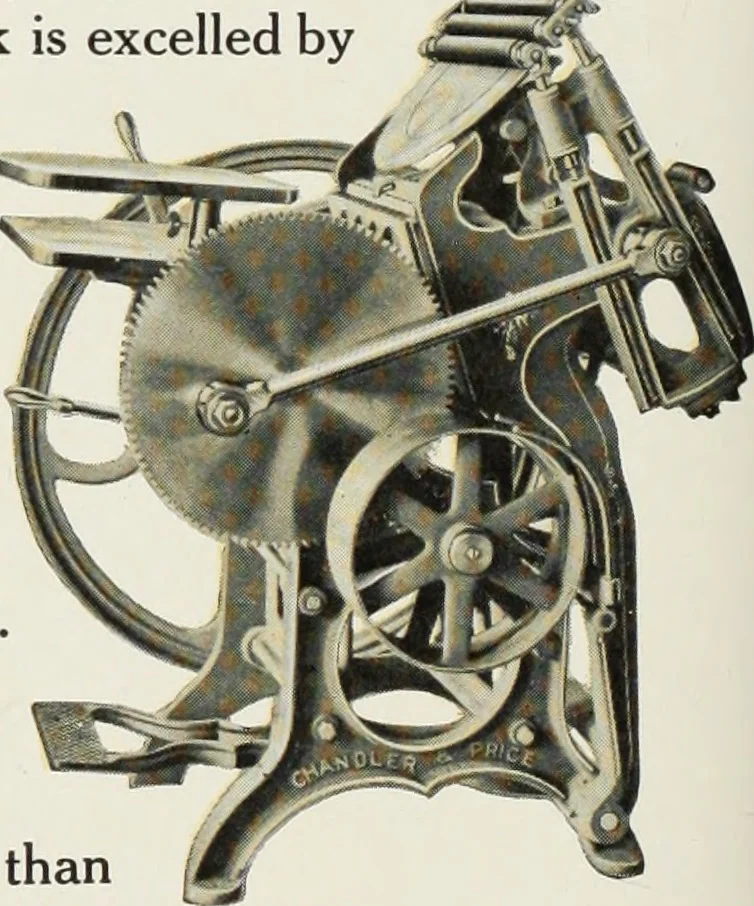 An illustration from American specimen book of type styles : complete catalogue of printing machinery and printing supplies, 1912, 1912, leaf 179