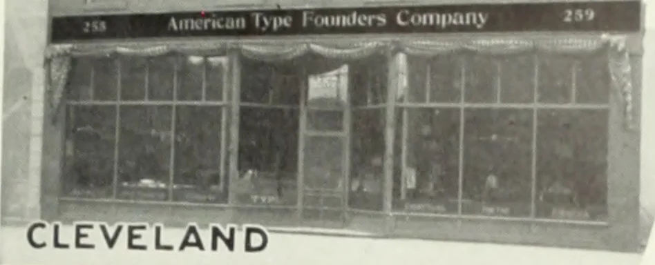 An illustration from American specimen book of type styles : complete catalogue of printing machinery and printing supplies, 1912, 1912, leaf 18