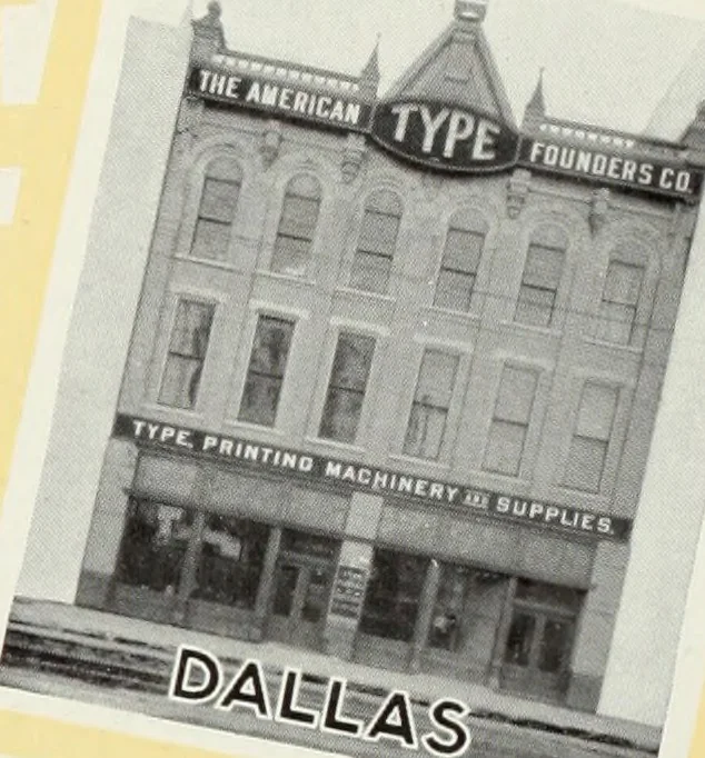 An illustration from American specimen book of type styles : complete catalogue of printing machinery and printing supplies, 1912, 1912, leaf 19
