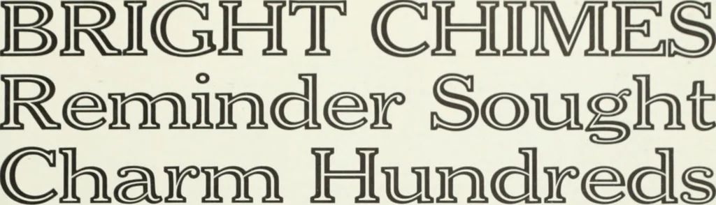 An illustration from American specimen book of type styles : complete catalogue of printing machinery and printing supplies, 1912, 1912, leaf 232