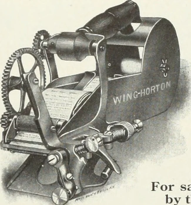 An illustration from American specimen book of type styles : complete catalogue of printing machinery and printing supplies, 1912, 1912, leaf 257
