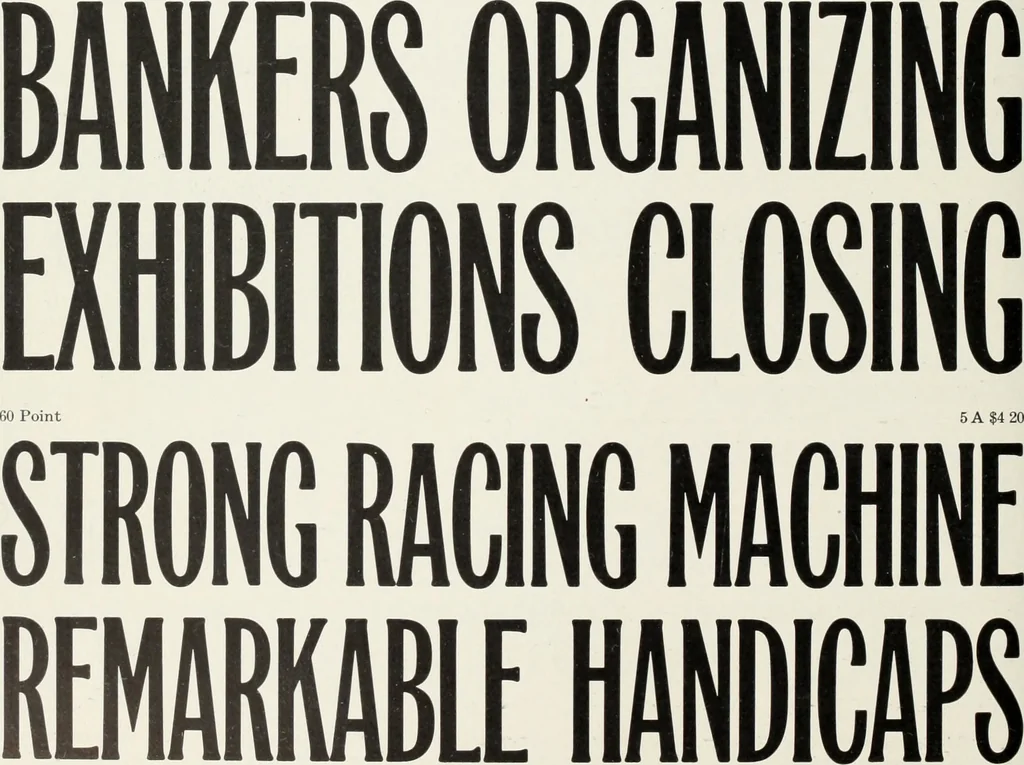 An illustration from American specimen book of type styles : complete catalogue of printing machinery and printing supplies, 1912, 1912, leaf 641