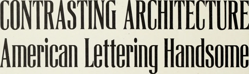 An illustration from American specimen book of type styles : complete catalogue of printing machinery and printing supplies, 1912, 1912, leaf 645
