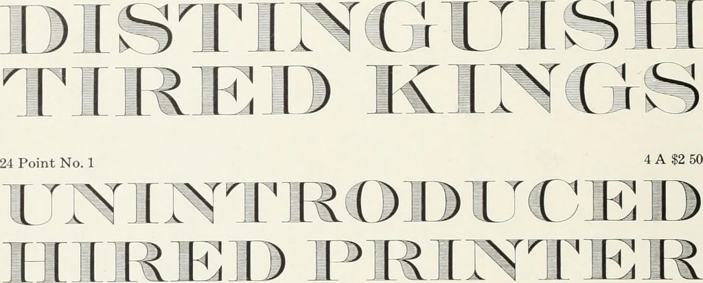 An illustration from American specimen book of type styles : complete catalogue of printing machinery and printing supplies, 1912, 1912, leaf 797