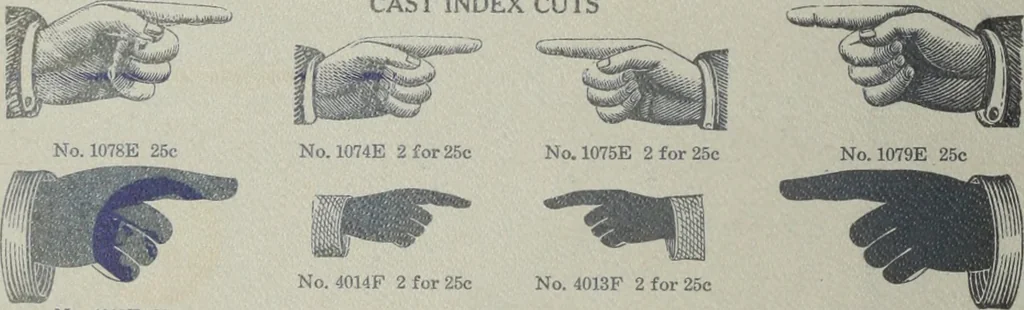 An illustration from American specimen book of type styles : complete catalogue of printing machinery and printing supplies, 1912, 1912, leaf 949