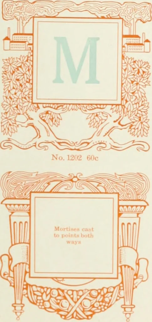 An illustration from American specimen book of type styles : complete catalogue of printing machinery and printing supplies, 1912, 1912, leaf 964