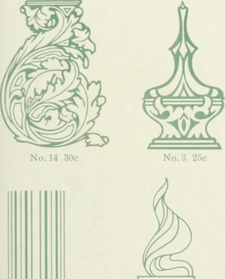 An illustration from American specimen book of type styles : complete catalogue of printing machinery and printing supplies, 1912, 1912, leaf 984