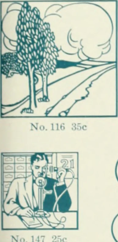 An illustration from American specimen book of type styles : complete catalogue of printing machinery and printing supplies, 1912, 1912, leaf 988