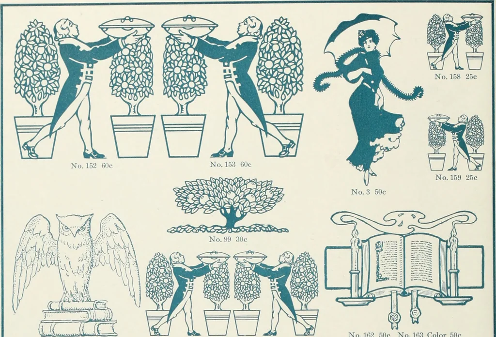 An illustration from American specimen book of type styles : complete catalogue of printing machinery and printing supplies, 1912, 1912, leaf 991