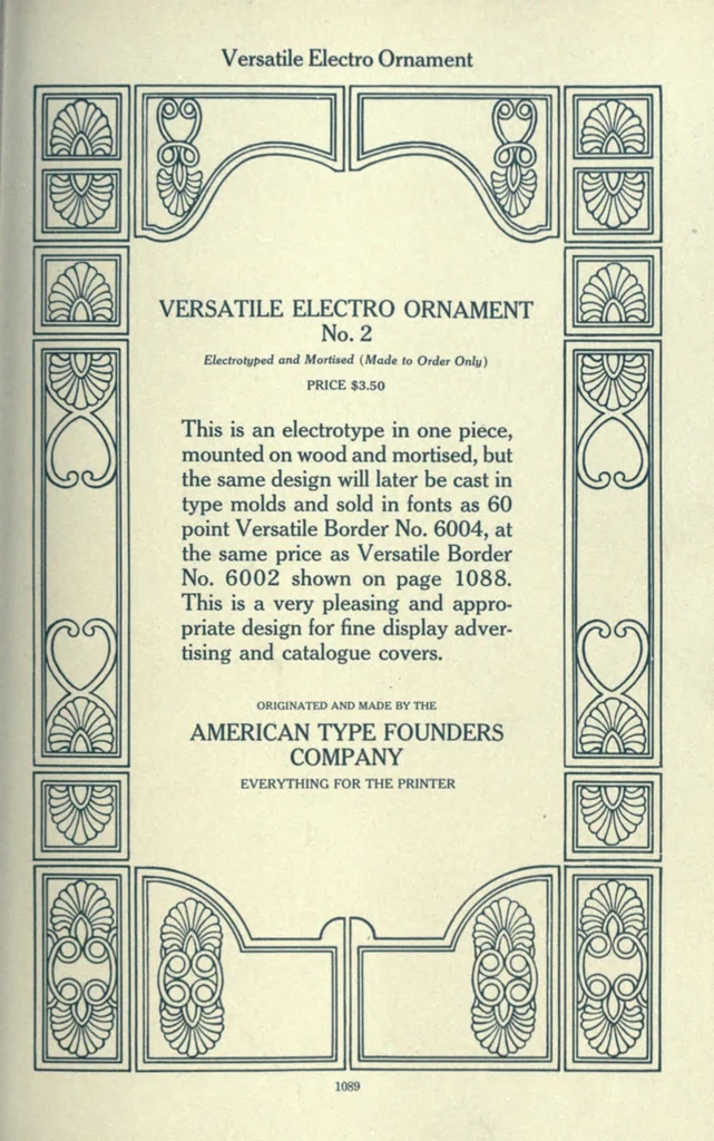 An illustration from American specimen book of type styles : complete catalogue of printing machinery and printing supplies. 1912, 1912, leaf 1115
