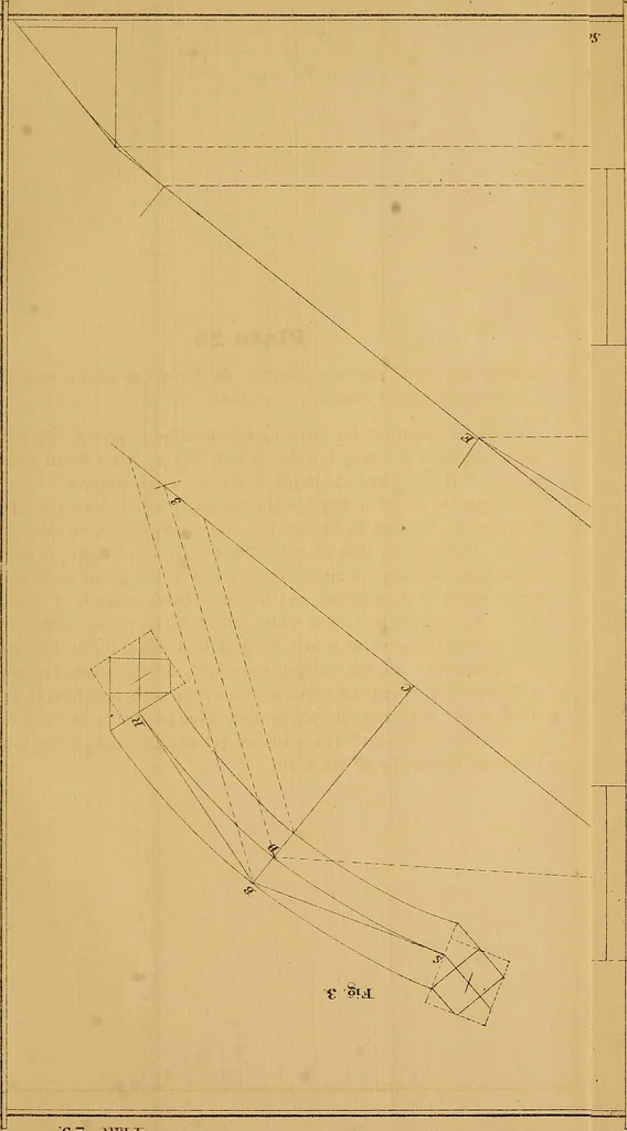 An illustration from The American stair-builders' guide, 1875, leaf 126