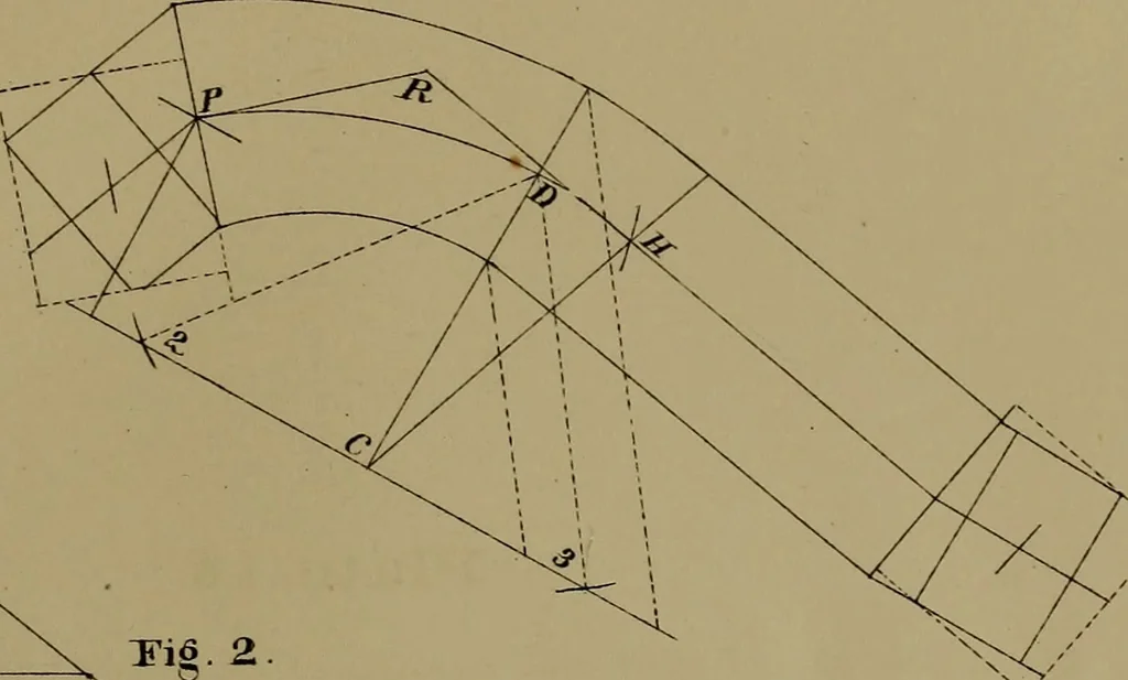 An illustration from The American stair-builders' guide, 1875, leaf 60