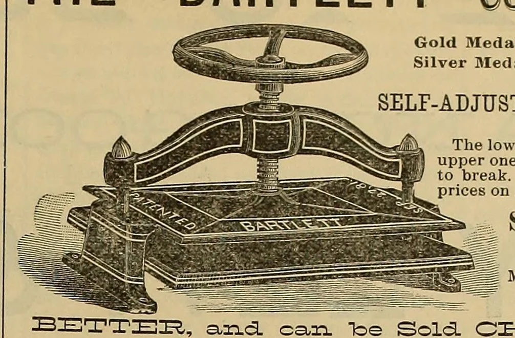 An illustration from The American stationer, 1873, leaf 733