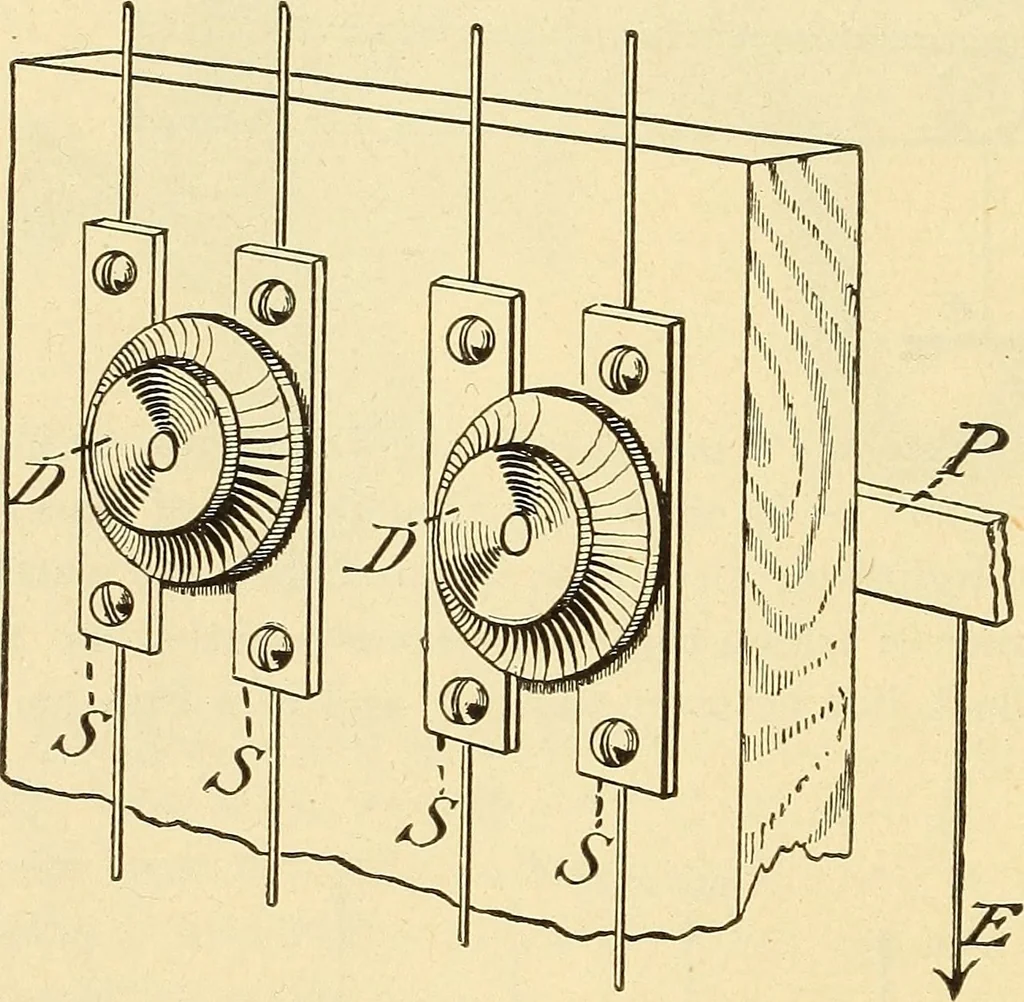 An illustration from American telegraphy and encyclopedia of the telegraph; systems, apparatus, operation, 1909, leaf 115