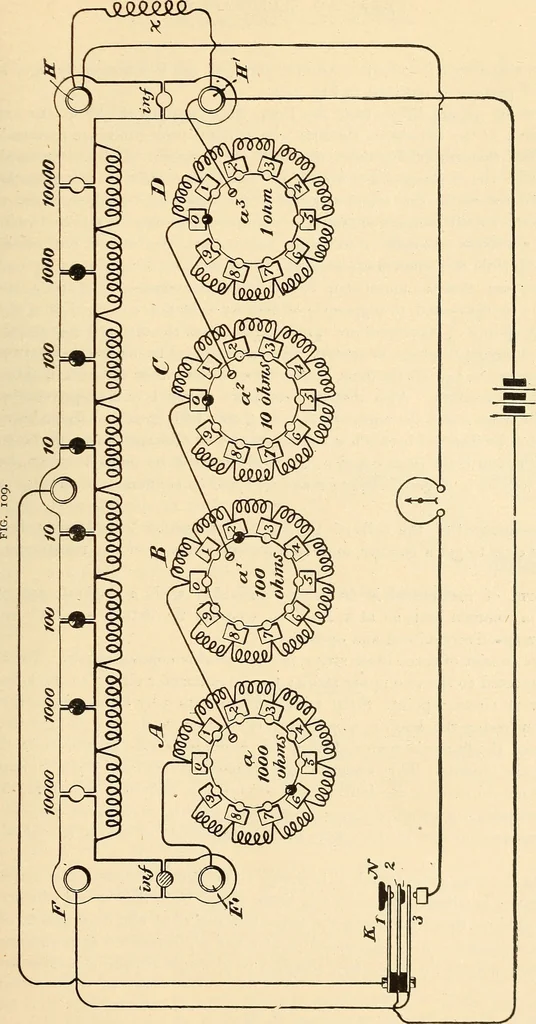 An illustration from American telegraphy and encyclopedia of the telegraph; systems, apparatus, operation, 1909, leaf 164