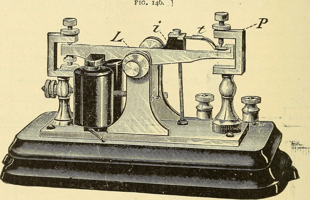 An illustration from American telegraphy and encyclopedia of the telegraph; systems, apparatus, operation, 1909, leaf 219