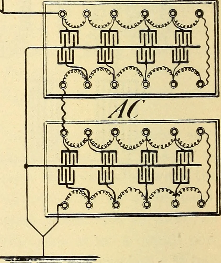 An illustration from American telegraphy and encyclopedia of the telegraph; systems, apparatus, operation, 1909, leaf 329
