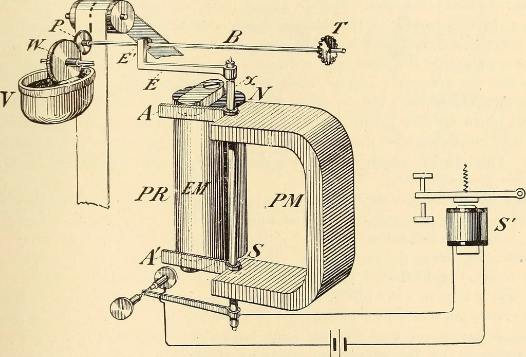 An illustration from American telegraphy and encyclopedia of the telegraph; systems, apparatus, operation, 1909, leaf 356
