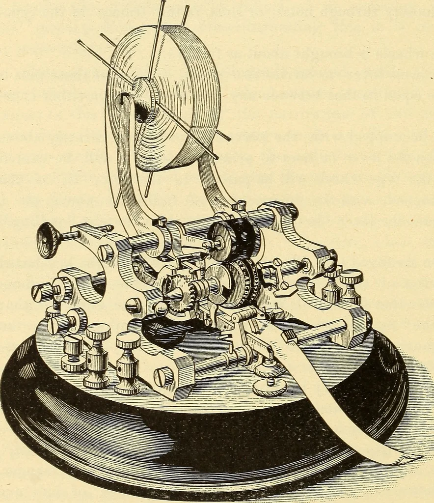 An illustration from American telegraphy and encyclopedia of the telegraph; systems, apparatus, operation, 1909, leaf 485