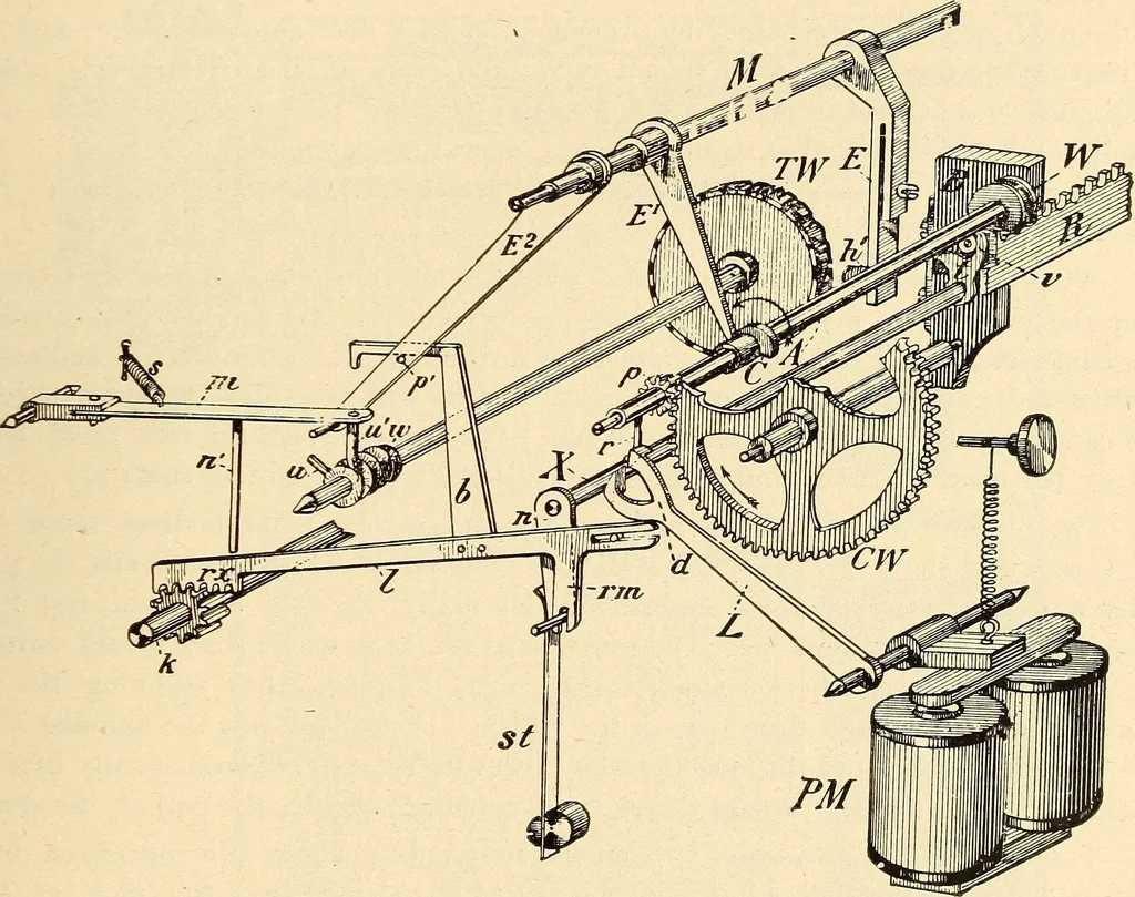 An illustration from American telegraphy and encyclopedia of the telegraph; systems, apparatus, operation, 1909, leaf 510