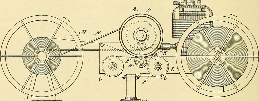 An illustration from American telegraphy and encyclopedia of the telegraph; systems, apparatus, operation, 1909, leaf 521