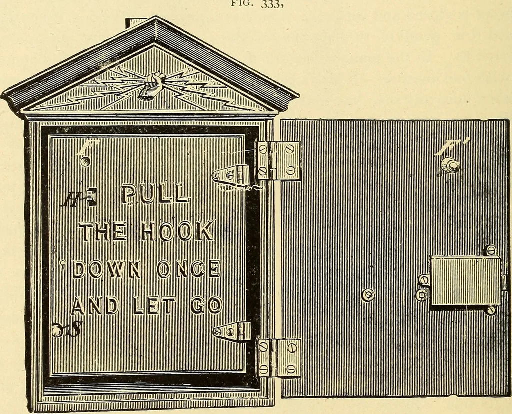 An illustration from American telegraphy and encyclopedia of the telegraph; systems, apparatus, operation, 1909, leaf 559