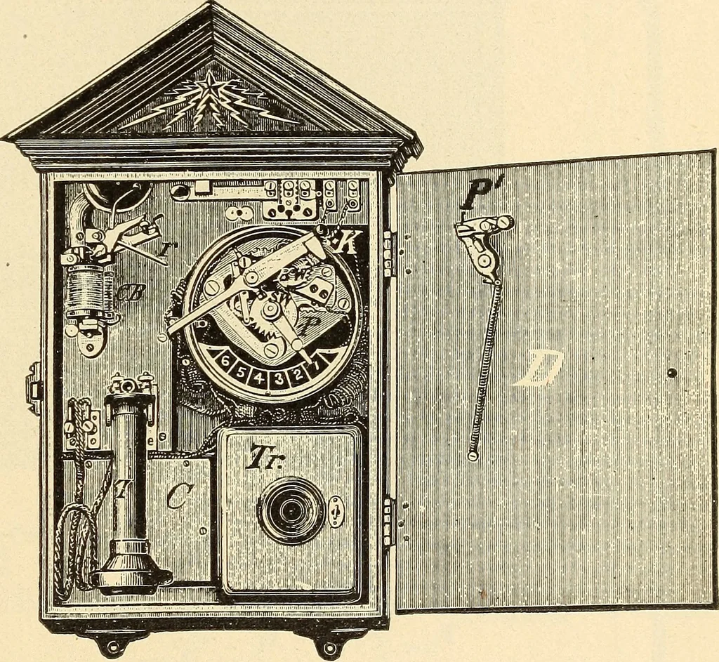 An illustration from American telegraphy and encyclopedia of the telegraph; systems, apparatus, operation, 1909, leaf 592
