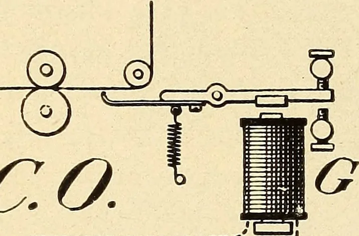 An illustration from American telegraphy and encyclopedia of the telegraph; systems, apparatus, operation, 1909, leaf 598
