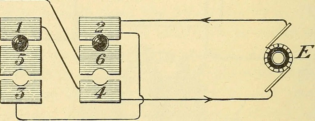 An illustration from American telegraphy and encyclopedia of the telegraph; systems, apparatus, operation, 1909, leaf 61