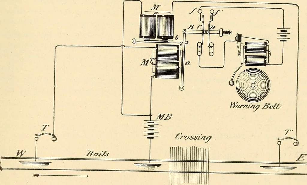 An illustration from American telegraphy and encyclopedia of the telegraph; systems, apparatus, operation, 1909, leaf 614