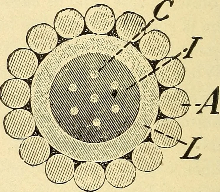 An illustration from American telegraphy and encyclopedia of the telegraph; systems, apparatus, operation, 1909, leaf 641