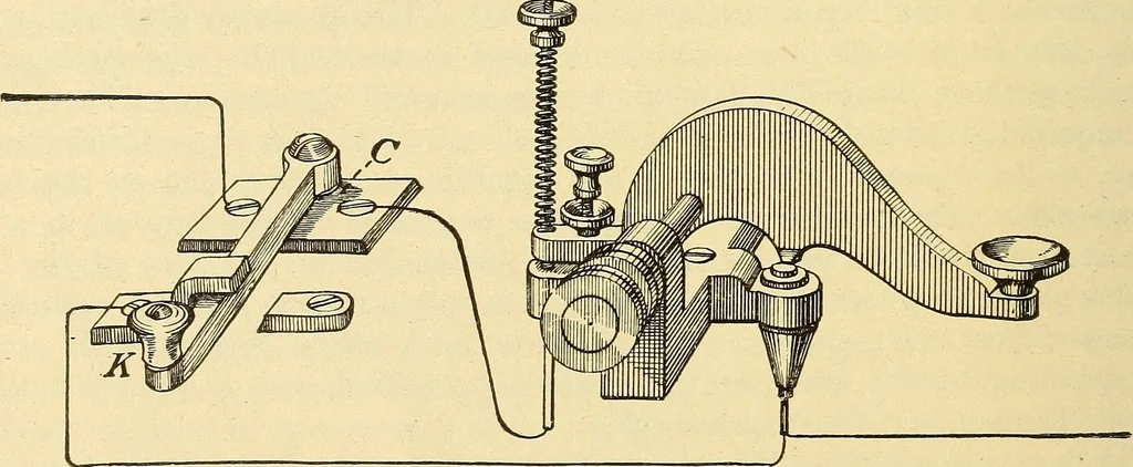 An illustration from American telegraphy and encyclopedia of the telegraph; systems, apparatus, operation, 1909, leaf 85