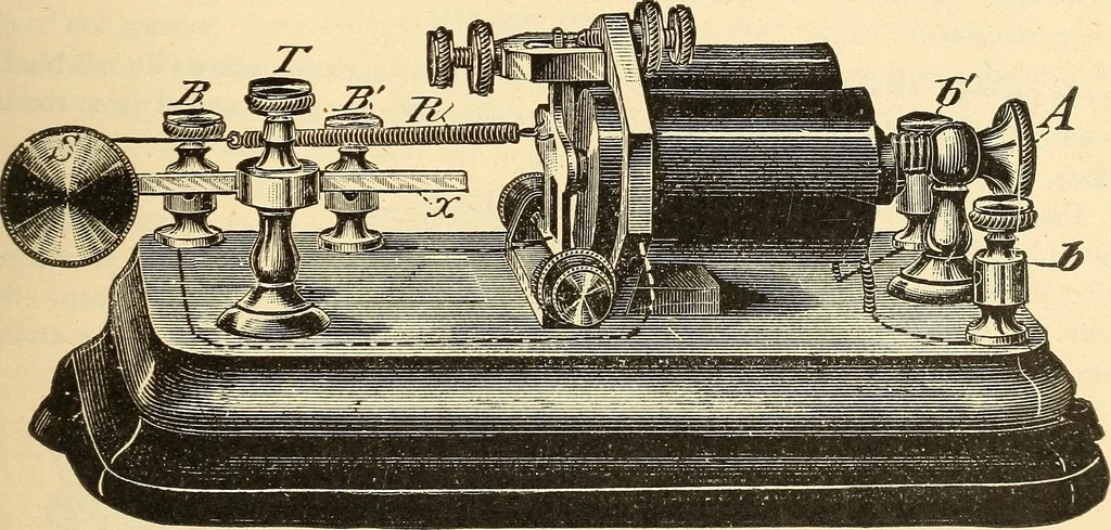 An illustration from American telegraphy and encyclopedia of the telegraph; systems, apparatus, operation, 1909, leaf 90