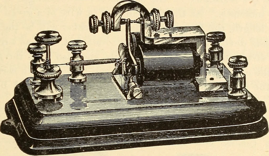 An illustration from American telegraphy and encyclopedia of the telegraph; systems, apparatus, operation, 1909, leaf 92
