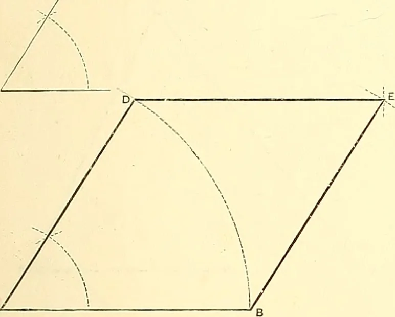 An illustration from American text books of art education : Geometrical drawing, 1873, leaf 36