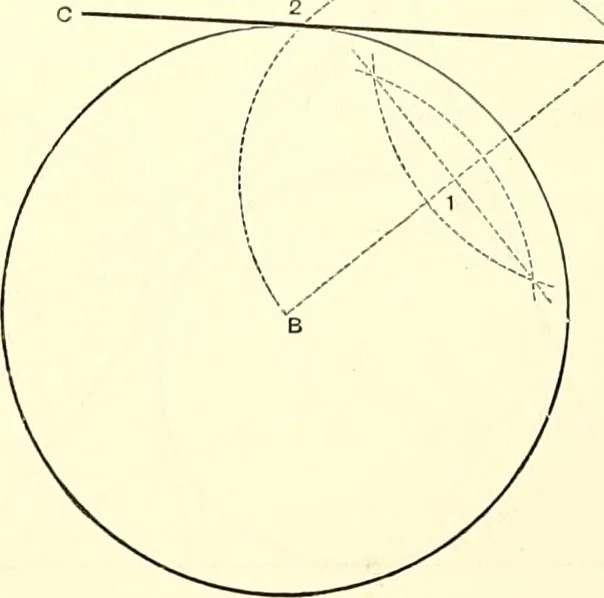 An illustration from American text books of art education : Geometrical drawing, 1873, leaf 40