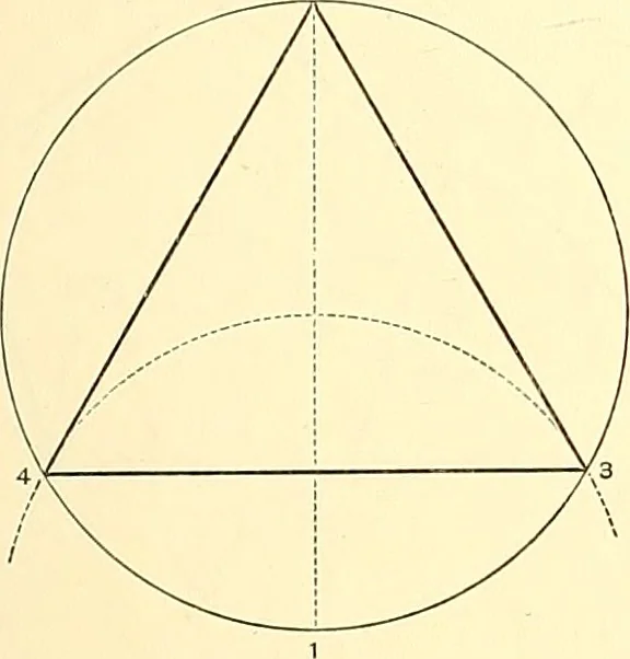 An illustration from American text books of art education : Geometrical drawing, 1873, leaf 46